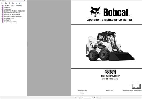 bobcat s530 manual